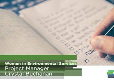 Women in Environmental Services: Project Manager Crystal Buchanan