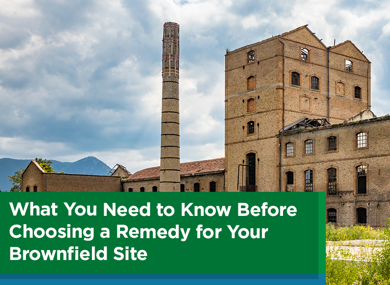 A photo of a brownfield