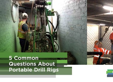 5 Common Questions About Portable Drill Rigs