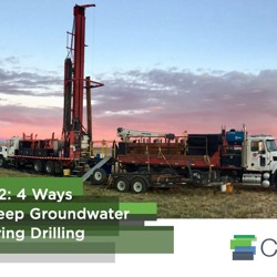 Cascade rigs collecting deep groundwater